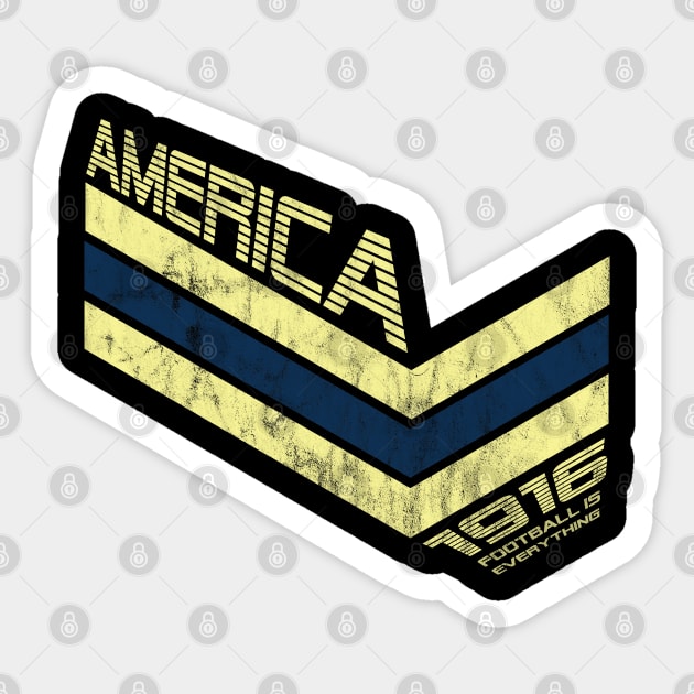 Football Is Everything - Club América 80s Retro Sticker by FOOTBALL IS EVERYTHING